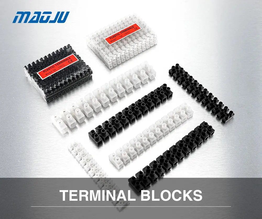 Wire connector Screw terminal 3A 5A 10A Dual Row 12 Positions Barrier Strip Block Terminal Plastic Electrical connector terminal
Wire connector Screw terminal 3A 5A 10A Dual Row 12 Positions Barrier Strip Block Terminal Plastic Electrical connector terminal