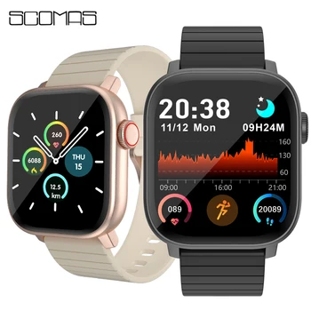 SCOMAS New Fashion Smart Watch 1.4"IPS Full Touch Side Key Knob Heart Rate Blood Pressure Monitor Smartwatch For Women Men
SCOMAS New Fashion Smart Watch 1.4"IPS Full Touch Side Key Knob Heart Rate Blood Pressure Monitor Smartwatch For Women Men