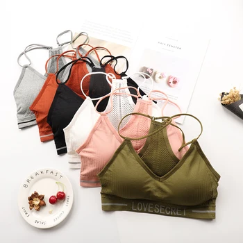 Hot Women Sling Push Up Sports Bra Vest Underwear Shockproof Breathable Gym Fitness Athletic Running Yoga Bra Sport Tops 
Hot Women Sling Push Up Sports Bra Vest Underwear Shockproof Breathable Gym Fitness Athletic Running Yoga Bra Sport Tops