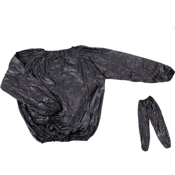 Waterproof Windproof PVC Sauna Suit Anti-Rip Training Fitness Weight Loss Sport Sauna Clothes Solid Color Gym Suit 
Waterproof Windproof PVC Sauna Suit Anti-Rip Training Fitness Weight Loss Sport Sauna Clothes Solid Color Gym Suit
