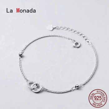 La Monada Bracelets For Women Silver 925 Sterling On Hand Luxury Circle Interlock Fine Silver 925 Jewelry Bracelet Woman Ball
La Monada Bracelets For Women Silver 925 Sterling On Hand Luxury Circle Interlock Fine Silver 925 Jewelry Bracelet Woman Ball