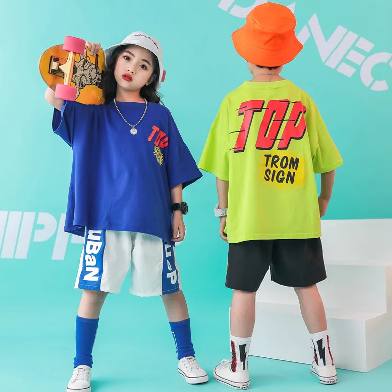 Child Boy Girl Hip Hop Dance Costume Short Sleeve Jazz Dance Suit Kids Tracksuit Children Street Dancewear Sport Outfit Costume
Child Boy Girl Hip Hop Dance Costume Short Sleeve Jazz Dance Suit Kids Tracksuit Children Street Dancewear Sport Outfit Costume