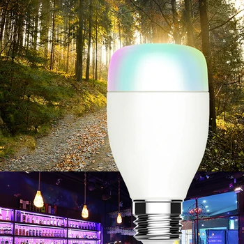 Smart WiFi Light Bulb 7W Color Changing Magic Lightting Lamp Bulb App Adjustable Voice Control Wireless LED Lamp Remote Home
Smart WiFi Light Bulb 7W Color Changing Magic Lightting Lamp Bulb App Adjustable Voice Control Wireless LED Lamp Remote Home