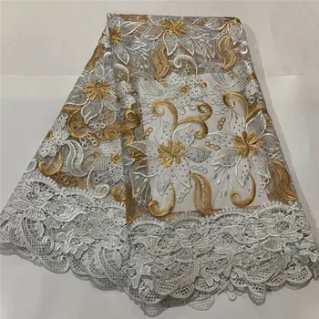 African Lace Fabric 2020 High Quality French Mesh Lace Fabric Beads Nigerian Milk Silk Lace Fabrics For wedding Dress df82-93
African Lace Fabric 2020 High Quality French Mesh Lace Fabric Beads Nigerian Milk Silk Lace Fabrics For wedding Dress df82-93