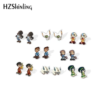 2020 New Avatar the last airbender Stud Earring aang zuko sokka appa Acrylic Earrings Resin Epoxy Jewelry Shrinky dinks Earring
2020 New Avatar the last airbender Stud Earring aang zuko sokka appa Acrylic Earrings Resin Epoxy Jewelry Shrinky dinks Earring
