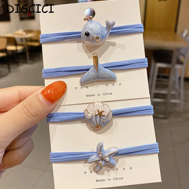 DISCICI 2020 New Fashion Whale Head Rope Girl Lovely Hair Bands For Women Accessories Band Rubber Versatile Blue Loop
DISCICI 2020 New Fashion Whale Head Rope Girl Lovely Hair Bands For Women Accessories Band Rubber Versatile Blue Loop