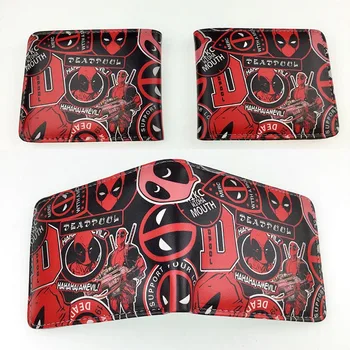 Cartoon Anime Deadpool Leather Short Wallet Men Women Creative Gift Card Holder Purse Dollar Price Small Wallet billetera hombre
Cartoon Anime Deadpool Leather Short Wallet Men Women Creative Gift Card Holder Purse Dollar Price Small Wallet billetera hombre
