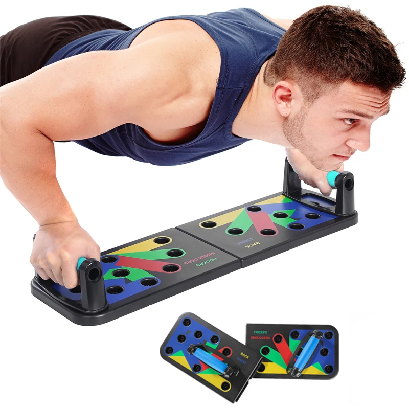 9 in1 Push Up Rack Board Home Gym Comprehensive Exerciser Foldable Adjustable push up Rack Stand Body Building Fitness Equipment
9 in1 Push Up Rack Board Home Gym Comprehensive Exerciser Foldable Adjustable push up Rack Stand Body Building Fitness Equipment