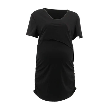 Women Maternity Dress Maternity Breastfeeding Tops Pregnancy Nursing Baby T-Shirt Lactation Shirt
Women Maternity Dress Maternity Breastfeeding Tops Pregnancy Nursing Baby T-Shirt Lactation Shirt