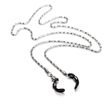 2 X glasses cord glasses band glasses rope chain sport band metal for glasses 61CM silver
2 X glasses cord glasses band glasses rope chain sport band metal for glasses 61CM silver