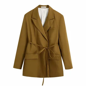 2020 Women Elegant Fashion Oversized Blazers With Belt Vintage Long Sleeve Pockets Loose Blazer Coat Chic Casaco
2020 Women Elegant Fashion Oversized Blazers With Belt Vintage Long Sleeve Pockets Loose Blazer Coat Chic Casaco
