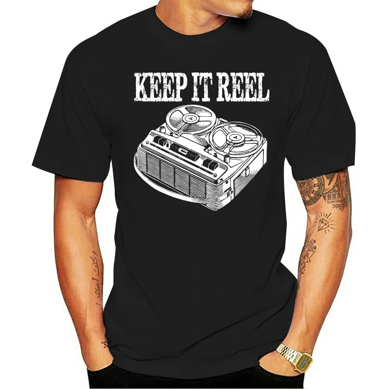 Fashion T Shirts Print Summer Style Keep It Reel Retro Lover Reel To Tape R2R Funny Present Birthday Gift Summer Tops O-neck
Fashion T Shirts Print Summer Style Keep It Reel Retro Lover Reel To Tape R2R Funny Present Birthday Gift Summer Tops O-neck