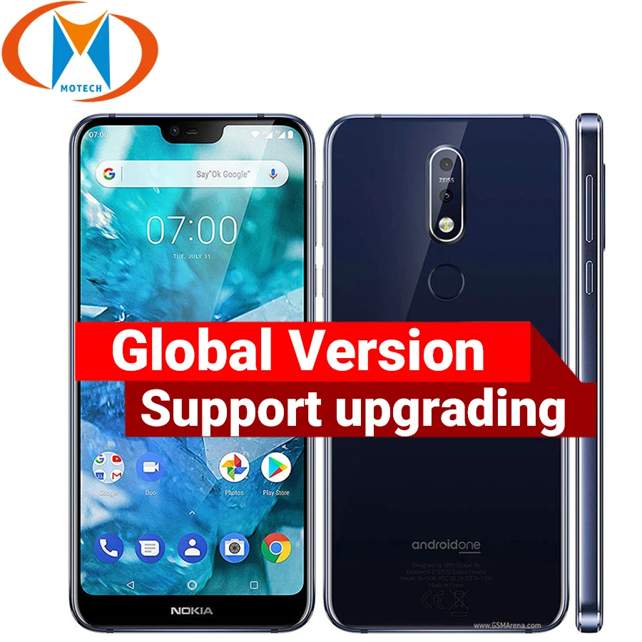 Оригинальный мобильный телефон Nokia 7 1 глобальная версия 4G LTE TA 1097 5 84 "Snapdragon 4 Гб RAM