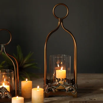 Luxury Industrial Candle Holder Glass Iron Metal Vintage Candle Holder Creative Dinner Props Porta Velas Home Decor WF50ZT
Luxury Industrial Candle Holder Glass Iron Metal Vintage Candle Holder Creative Dinner Props Porta Velas Home Decor WF50ZT