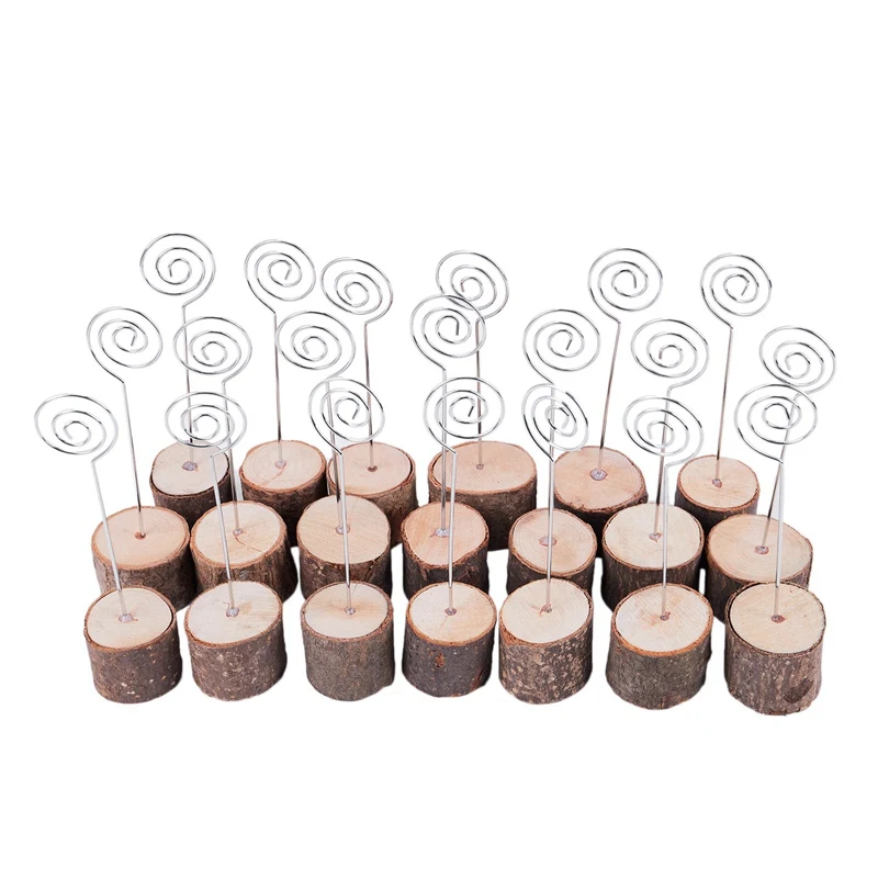Rustic Real Wood Base Wedding Table Name Number Holder Party Decoration Card Holders Picture Memo Note Photo Clip Holder (20pcs
Rustic Real Wood Base Wedding Table Name Number Holder Party Decoration Card Holders Picture Memo Note Photo Clip Holder (20pcs