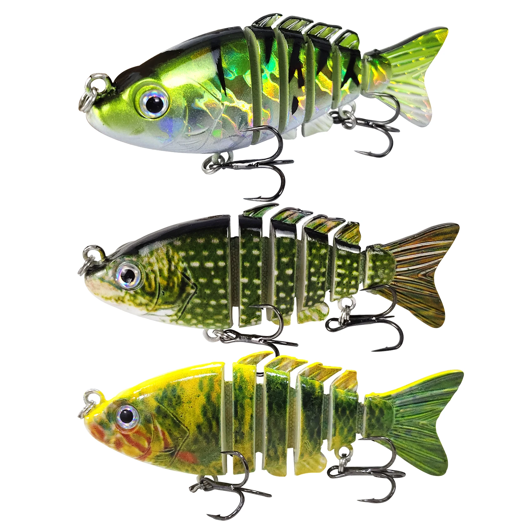 Eupheng Fishing Lures for Bass Trout Segmented Multi Jointed Swimbaits Slow Sinking Swimming Lures Freshwater Saltwater
Eupheng Fishing Lures for Bass Trout Segmented Multi Jointed Swimbaits Slow Sinking Swimming Lures Freshwater Saltwater