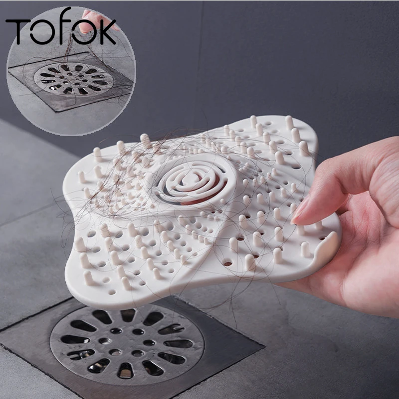Tofok Home Kitchen Sink Filter TPR Strainer Bathroom Accesories Anti-clogging Drain Hair Catcher Basket Filter Sieve Cleaner New
Tofok Home Kitchen Sink Filter TPR Strainer Bathroom Accesories Anti-clogging Drain Hair Catcher Basket Filter Sieve Cleaner New