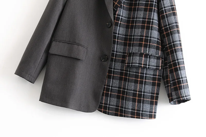 2019 Spring New Style Western Style Boyfriend-Style Mixed Colors Pattern Casual Loose-Fit Suit Coat
2019 Spring New Style Western Style Boyfriend-Style Mixed Colors Pattern Casual Loose-Fit Suit Coat