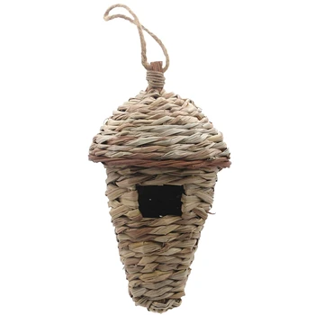 Bird House,Winter Bird House For Outside Hanging,Grass Hand Woven Bird Nest House,Natural Bird Hut Outdoor,Birdhouse For Kids,So
Bird House,Winter Bird House For Outside Hanging,Grass Hand Woven Bird Nest House,Natural Bird Hut Outdoor,Birdhouse For Kids,So