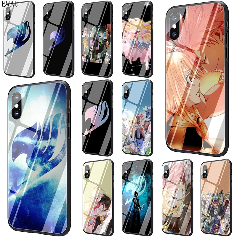 EWAU Manga Fairy Tail Tempered Glass phone case for iphone 5 5s SE 6 6s 7 8 Plus X XR XS 11 pro Max
EWAU Manga Fairy Tail Tempered Glass phone case for iphone 5 5s SE 6 6s 7 8 Plus X XR XS 11 pro Max