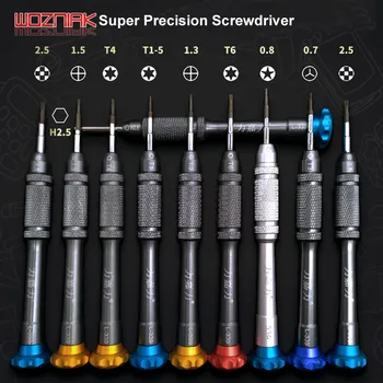WOZNIAK Precision Non-slip screwdriver 0.8 Torx Y 0.6 1.5 Phillips 2.5 T1 T2 T3 T4 for Mobile phone camera Disassemble Repair
WOZNIAK Precision Non-slip screwdriver 0.8 Torx Y 0.6 1.5 Phillips 2.5 T1 T2 T3 T4 for Mobile phone camera Disassemble Repair