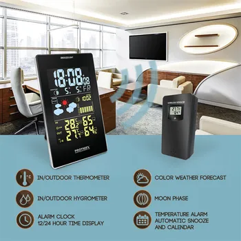 Digital Clock LCD Alarm Desk Table Led Date Snooze Clock Calendar Weather Thermometer Display Humidity Clock Colorful Reloj
Digital Clock LCD Alarm Desk Table Led Date Snooze Clock Calendar Weather Thermometer Display Humidity Clock Colorful Reloj