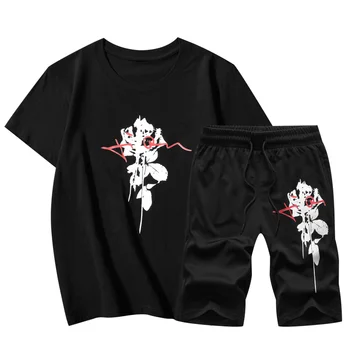 New Fashion Sportsuit and Tee Shirt Set Mens T Shirt Shorts + Short Pants Men Summer Tracksuit Men Casual Brand Tee Shirts
New Fashion Sportsuit and Tee Shirt Set Mens T Shirt Shorts + Short Pants Men Summer Tracksuit Men Casual Brand Tee Shirts