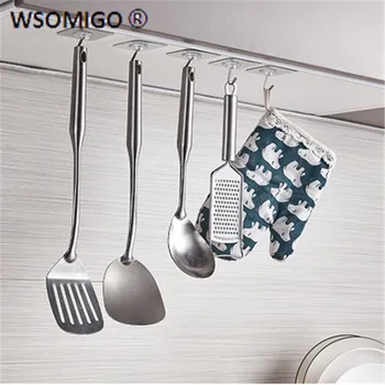 5Pcs/set Transparent Strong Self Adhesive Wall Hook Magic Kitchenware Storage Rack Kitchen Accessories Bathroom Accessories-S
5Pcs/set Transparent Strong Self Adhesive Wall Hook Magic Kitchenware Storage Rack Kitchen Accessories Bathroom Accessories-S