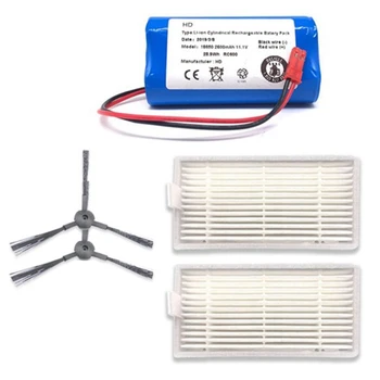 1 X 2600MAh Battery Pack + 2X Robot Vacuum Cleaner HEPA Filter + 2X Side Brush for Ilife Ilife V3 V3+ V5S V5 
1 X 2600MAh Battery Pack + 2X Robot Vacuum Cleaner HEPA Filter + 2X Side Brush for Ilife Ilife V3 V3+ V5S V5