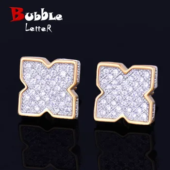 9MM Flower shape Men's Women Stud Earring Gold Color Charm Full Cubic Zircon Screw Back Earrings Fashion Hip Hop Jewelry
9MM Flower shape Men's Women Stud Earring Gold Color Charm Full Cubic Zircon Screw Back Earrings Fashion Hip Hop Jewelry