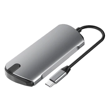 4 in 1 USB C Laptop Docking Station 3 USB 3.0 + 4K HDMI + Type C Dock USB HUB/Type C Data Hub
4 in 1 USB C Laptop Docking Station 3 USB 3.0 + 4K HDMI + Type C Dock USB HUB/Type C Data Hub
