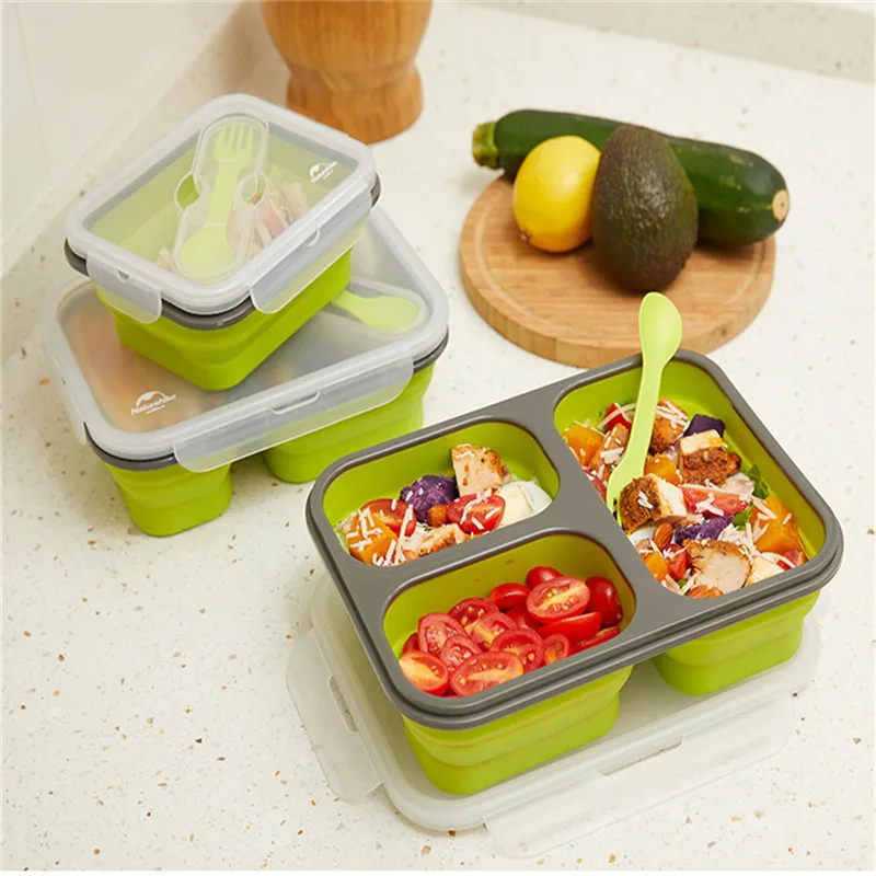 600-1300ML 1-3 Grid Folding Silicone Lunch Dinner Box Bento Travel Bowl Picnic Food Container Lunchbox for Outdoor Tableware
600-1300ML 1-3 Grid Folding Silicone Lunch Dinner Box Bento Travel Bowl Picnic Food Container Lunchbox for Outdoor Tableware