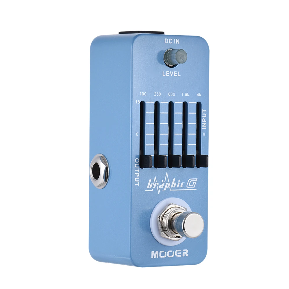 Mooer Effect Pedal Graphic G 5-Band True Bypass MEQ1 for Electric Guitar Effect Pedal Reverb Guitar Graphic EQ Guitar Equalizer
Mooer Effect Pedal Graphic G 5-Band True Bypass MEQ1 for Electric Guitar Effect Pedal Reverb Guitar Graphic EQ Guitar Equalizer