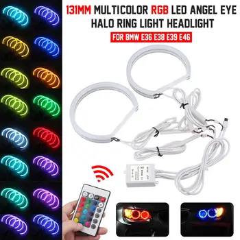 4X131mm Car Auto Halo Rings Cotton Lights SMD LED Angel Eyes Headlight for BMW E36 E38 E39 E46 RGB Car Styling
4X131mm Car Auto Halo Rings Cotton Lights SMD LED Angel Eyes Headlight for BMW E36 E38 E39 E46 RGB Car Styling