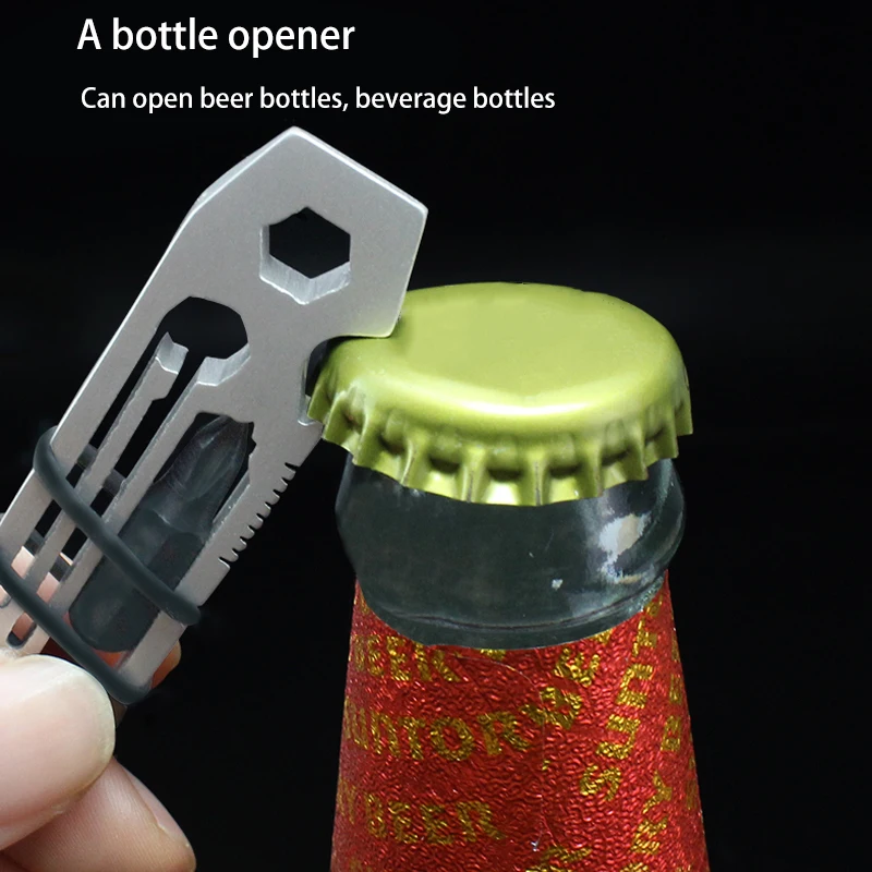 20 In 1 Multifunction Outdoor Tool Stainless Steel Bottle Opener Keychain Camping Hiking Survival Outdoor Tool Kichen Accessory
20 In 1 Multifunction Outdoor Tool Stainless Steel Bottle Opener Keychain Camping Hiking Survival Outdoor Tool Kichen Accessory