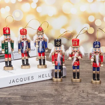 1Pcs 12cm Nutcracker Mini Wooden Soldiers Band Doll Christmas Tree Ornament New Year Christmas Decoration for Home Send Randomly
1Pcs 12cm Nutcracker Mini Wooden Soldiers Band Doll Christmas Tree Ornament New Year Christmas Decoration for Home Send Randomly