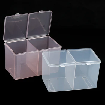 Twin Well Empty Grids Portable Storage Case Wipe Pads Cotton Swab Rods Makeup Tools Container New~
Twin Well Empty Grids Portable Storage Case Wipe Pads Cotton Swab Rods Makeup Tools Container New~
