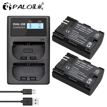 PALO 2x 2000mAh LP-E6 LP E6 LPE6 Camera Battery pack For Canon 5D Mark II III 7D 60D EOS 6D 70D 80D for canon accessories
PALO 2x 2000mAh LP-E6 LP E6 LPE6 Camera Battery pack For Canon 5D Mark II III 7D 60D EOS 6D 70D 80D for canon accessories