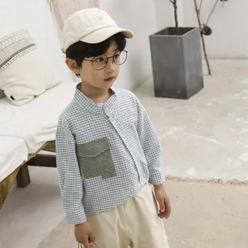 2020 new boys plaid shirt spring cotton fashion kids top 3-8 years HM679
2020 new boys plaid shirt spring cotton fashion kids top 3-8 years HM679