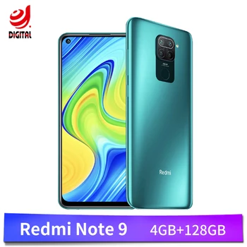 Global Version Xiaomi Redmi Note 9 64GB 128GB Smartphone MTK Helio G85 Octa Core 48MP Quad Cameras NFC 6.53" DotDisplay 5020mAh 
Global Version Xiaomi Redmi Note 9 64GB 128GB Smartphone MTK Helio G85 Octa Core 48MP Quad Cameras NFC 6.53" DotDisplay 5020mAh