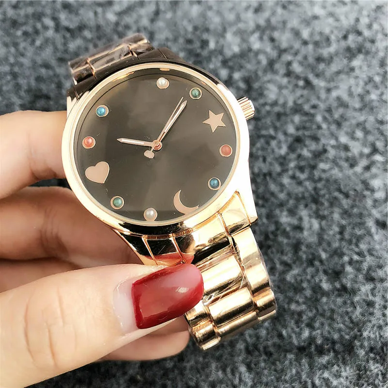 Cute 2019 Women Watches Fashion Watch Designer Moon Star Gem ornament Ladies Watch Luxury Diamond Quartz Gold Female Wrist Watch
Cute 2019 Women Watches Fashion Watch Designer Moon Star Gem ornament Ladies Watch Luxury Diamond Quartz Gold Female Wrist Watch