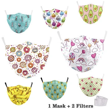 Fruit Doughnut Print Masks Adjustable Face Mask Mascarillas Washed Reusable Mask Adults Face Cover Windproof Mask
Fruit Doughnut Print Masks Adjustable Face Mask Mascarillas Washed Reusable Mask Adults Face Cover Windproof Mask