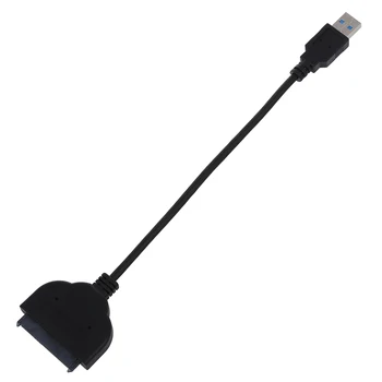 USB 3.0 - 2.5" SATA II Hard Drive Adapter Cable / UASP - SATA to USB 3.0 Converter for SSD/HDD - Hard Drive Adapter Cable Black
USB 3.0 - 2.5" SATA II Hard Drive Adapter Cable / UASP - SATA to USB 3.0 Converter for SSD/HDD - Hard Drive Adapter Cable Black