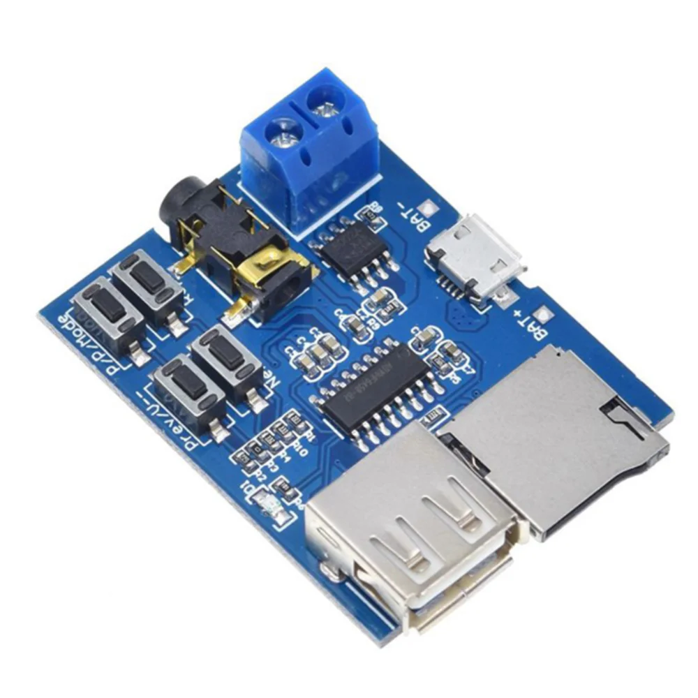 

TF Card U Disk Decoder Player MP3 lossless Decoder Board Comes With Power Amplifier MP3 Module