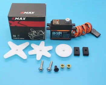 Original EMAX ES3104 17g 3.5kg 0.13sec 23T Metal Analog Servo with Gears and Parts
Original EMAX ES3104 17g 3.5kg 0.13sec 23T Metal Analog Servo with Gears and Parts