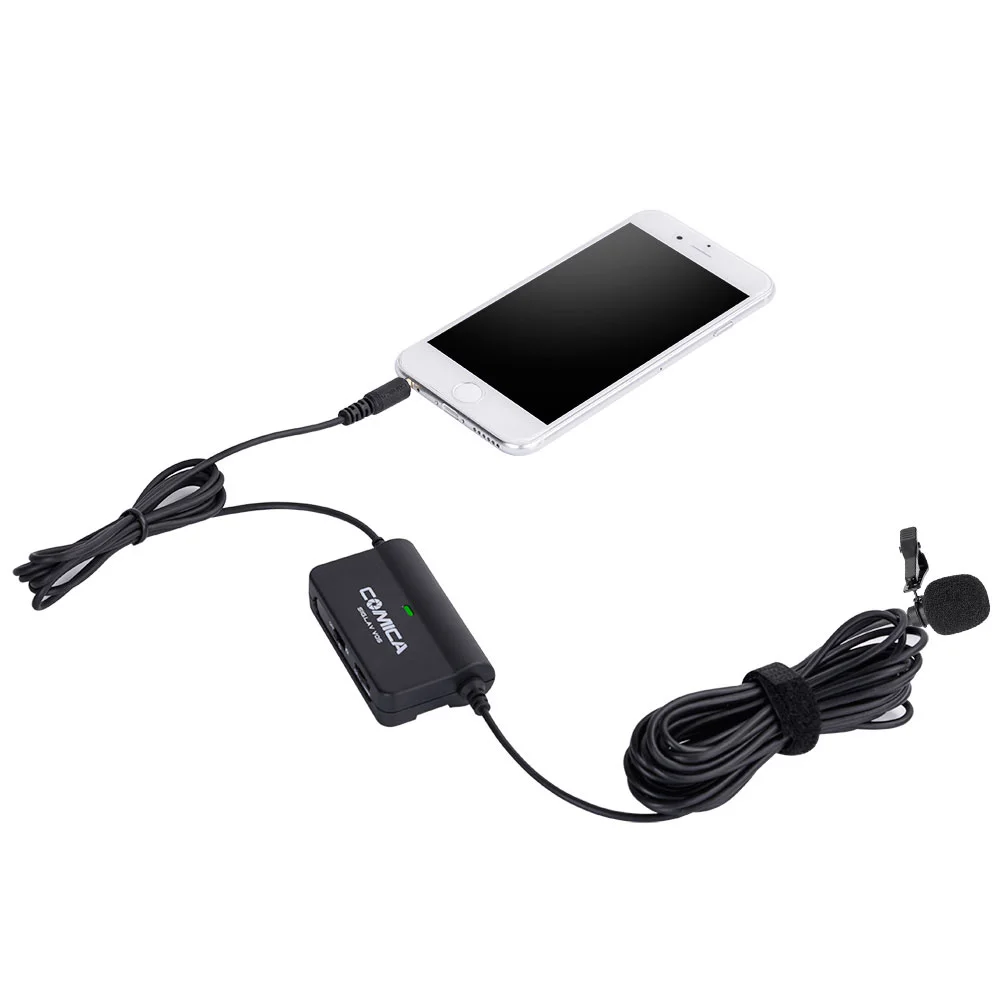 Comica CVM-SIG V05 Microphone Single Lavalier Microfone with stepless Gain universal for iphone smartphone Canon Nikon camera
Comica CVM-SIG V05 Microphone Single Lavalier Microfone with stepless Gain universal for iphone smartphone Canon Nikon camera