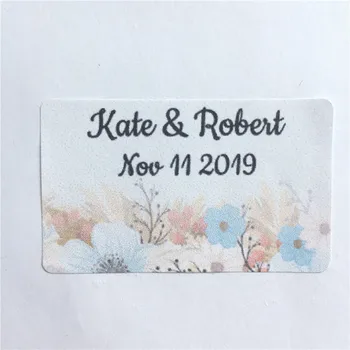 100 Pieces 3cm x 5cm Custom Wedding Stickers Rectangle Adhesive Labels Personalized Name and Date Gift Seals
100 Pieces 3cm x 5cm Custom Wedding Stickers Rectangle Adhesive Labels Personalized Name and Date Gift Seals