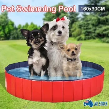 Portable Folding Pet Swimming Pool For Dog Cat Bath Animal Washing Shower Foldable Swimming Pool 160*30CM
Portable Folding Pet Swimming Pool For Dog Cat Bath Animal Washing Shower Foldable Swimming Pool 160*30CM