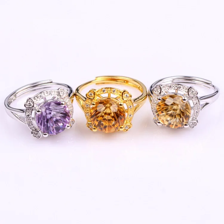 Fine Silver Gemstone Crystal Ring 925 Silver Inlaid Natural Yellow Crystal Purple Crystal Ring Multicolored Rings Hand Jewelry
Fine Silver Gemstone Crystal Ring 925 Silver Inlaid Natural Yellow Crystal Purple Crystal Ring Multicolored Rings Hand Jewelry
