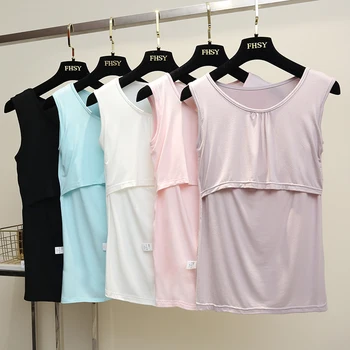9023# Summer Thin Cotton Maternity Nursing T Shirt Sleeveless Vest Tank Breastfeeding Tops Pregnancy Feeding Bottoming Tees 
9023# Summer Thin Cotton Maternity Nursing T Shirt Sleeveless Vest Tank Breastfeeding Tops Pregnancy Feeding Bottoming Tees
